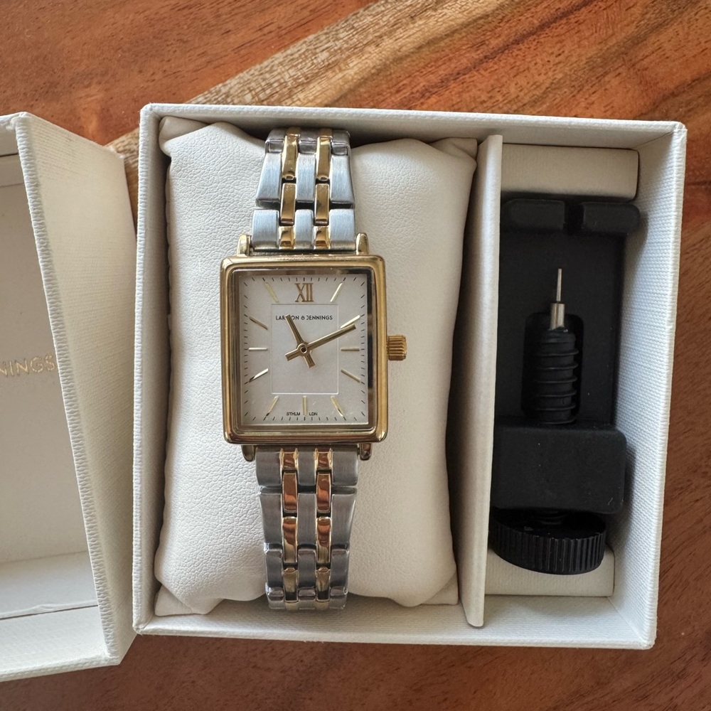 Gold and Silver Two-Tone Watch